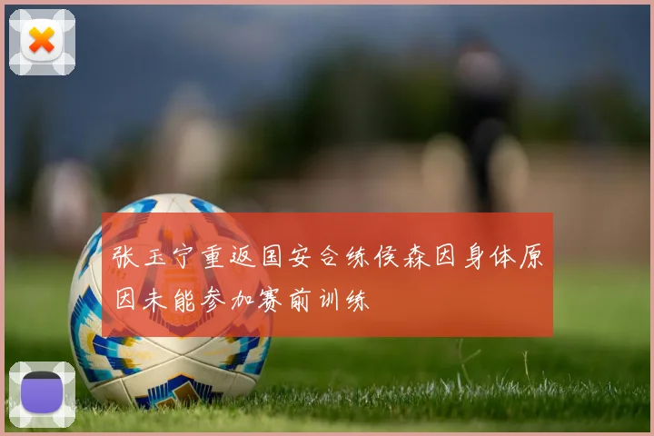 张玉宁重返国安合练侯森因身体原因未能参加赛前训练