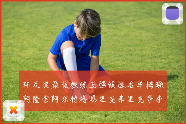 环足奖最佳教练五强候选名单揭晓阿隆索阿尔特塔恩里克弗里克争夺荣耀